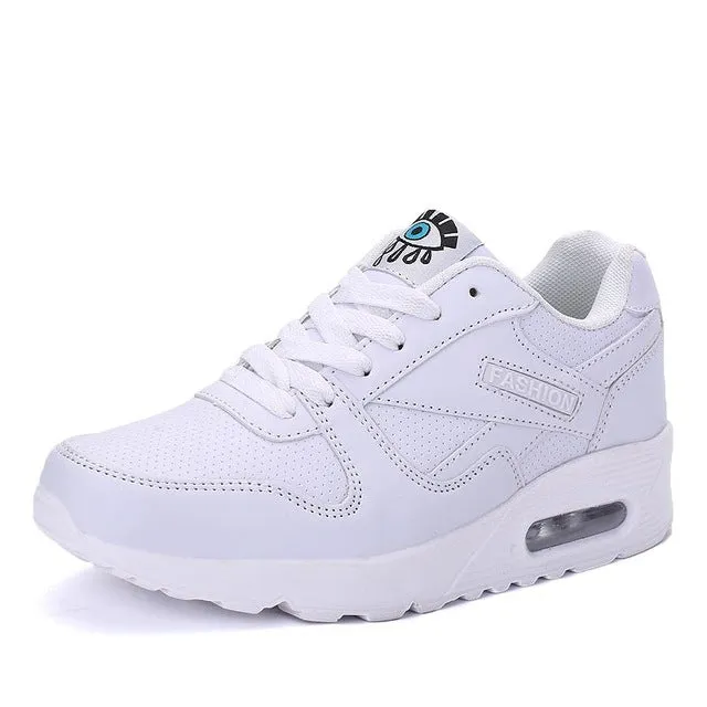 2017 Fashion Korean Women Shoes Spring Tenis Feminino Casual Shoes Outdoor Walking Shoes Women Flats Pink Lace Up Ladies Shoe