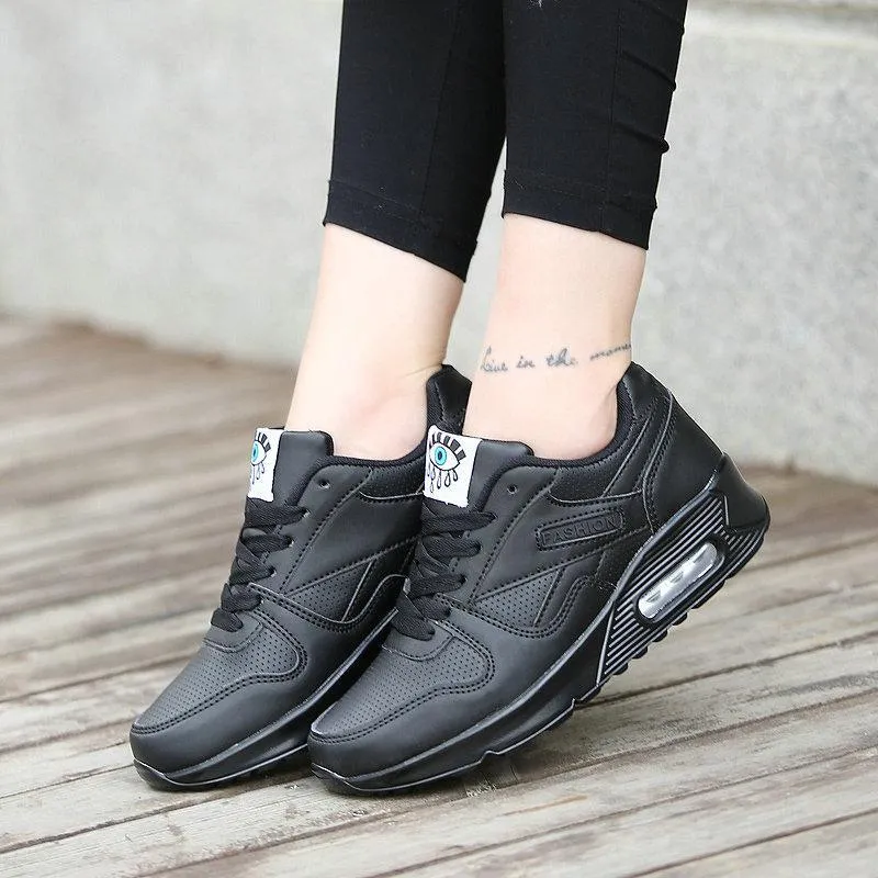 2017 Fashion Korean Women Shoes Spring Tenis Feminino Casual Shoes Outdoor Walking Shoes Women Flats Pink Lace Up Ladies Shoe