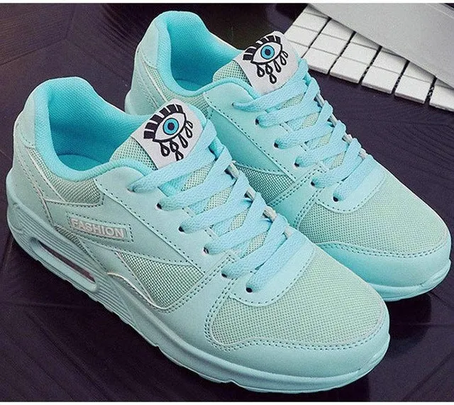 2017 Fashion Korean Women Shoes Spring Tenis Feminino Casual Shoes Outdoor Walking Shoes Women Flats Pink Lace Up Ladies Shoe