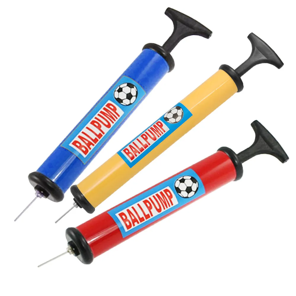 48 Hand Ball Pump Manual Air Inflate Sport Basketball Football Volleyball Needle