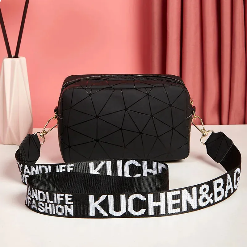 Geometry Color Shoulder Bags