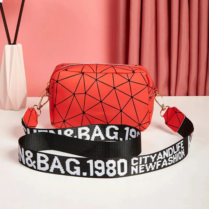 Geometry Color Shoulder Bags