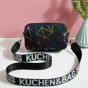 Geometry Color Shoulder Bags