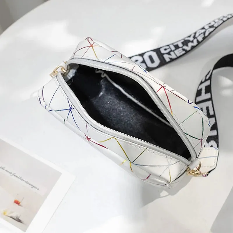 Geometry Color Shoulder Bags