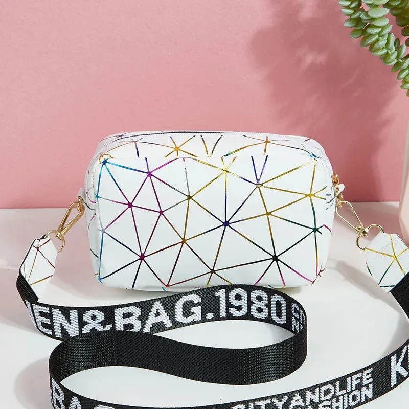 Geometry Color Shoulder Bags