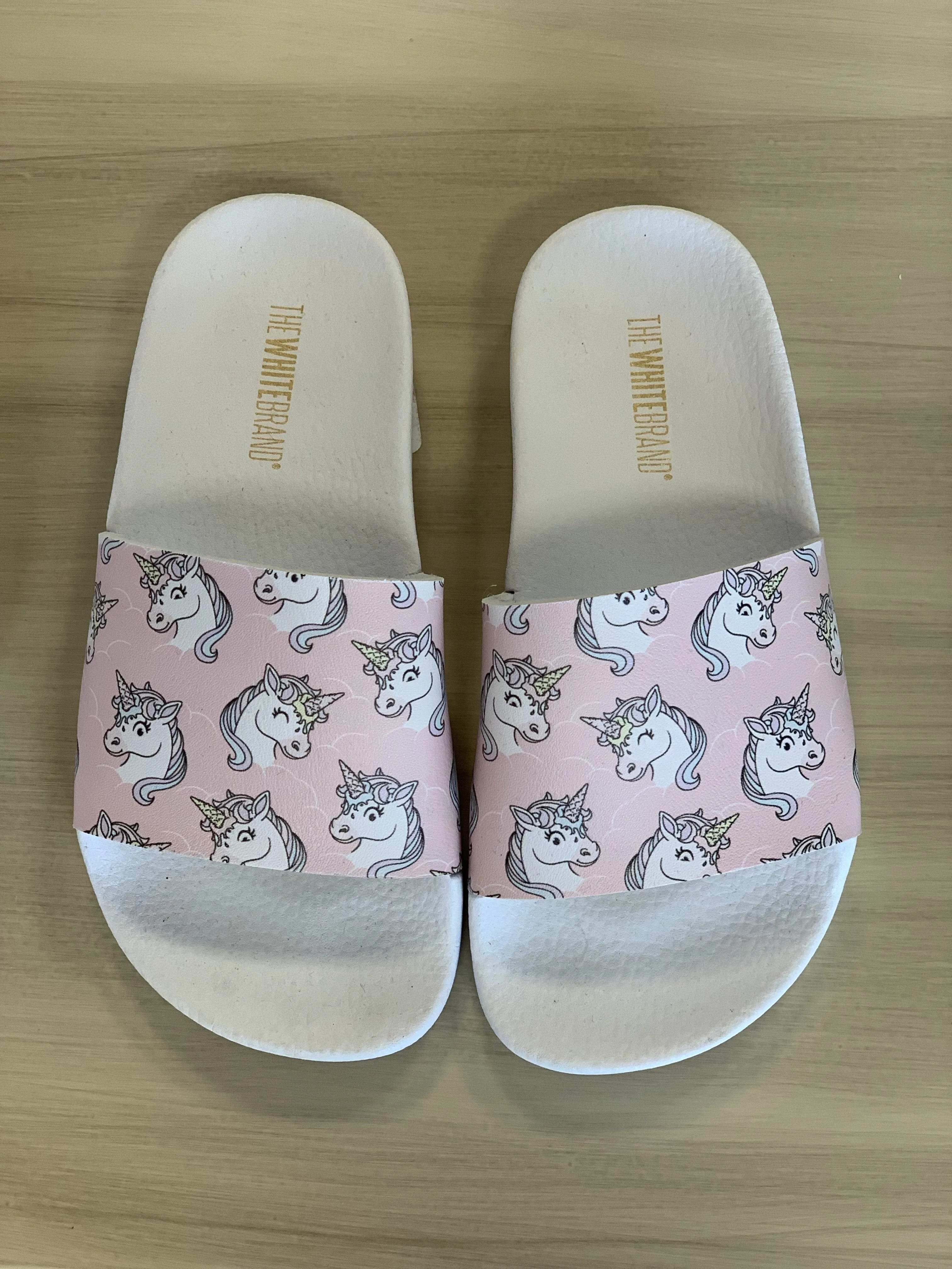 Girls Pink Unicorn Slides