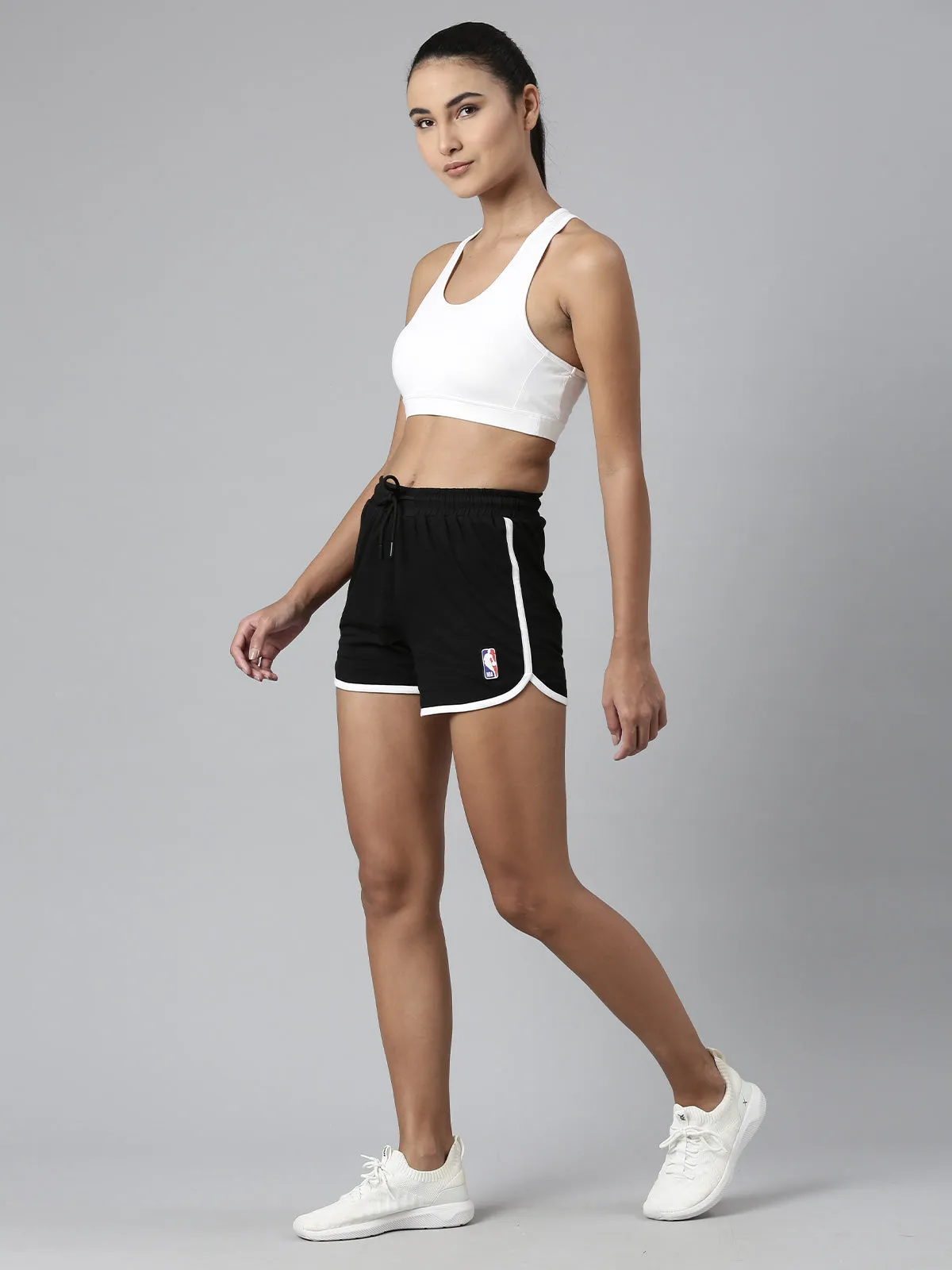 NBA: Women's Athletic Shorts - Black