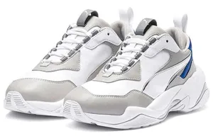 Puma Thunder Electric 367998-02 Women's White/Gray/Blue Running Shoes C1144