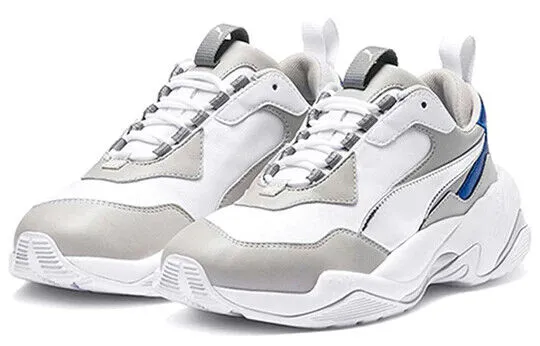 Puma Thunder Electric 367998-02 Women's White/Gray/Blue Running Shoes C1144