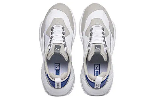 Puma Thunder Electric 367998-02 Women's White/Gray/Blue Running Shoes C1144