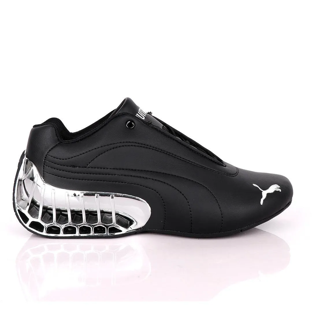 Silver Puma Future Super GT Sneakers -Black