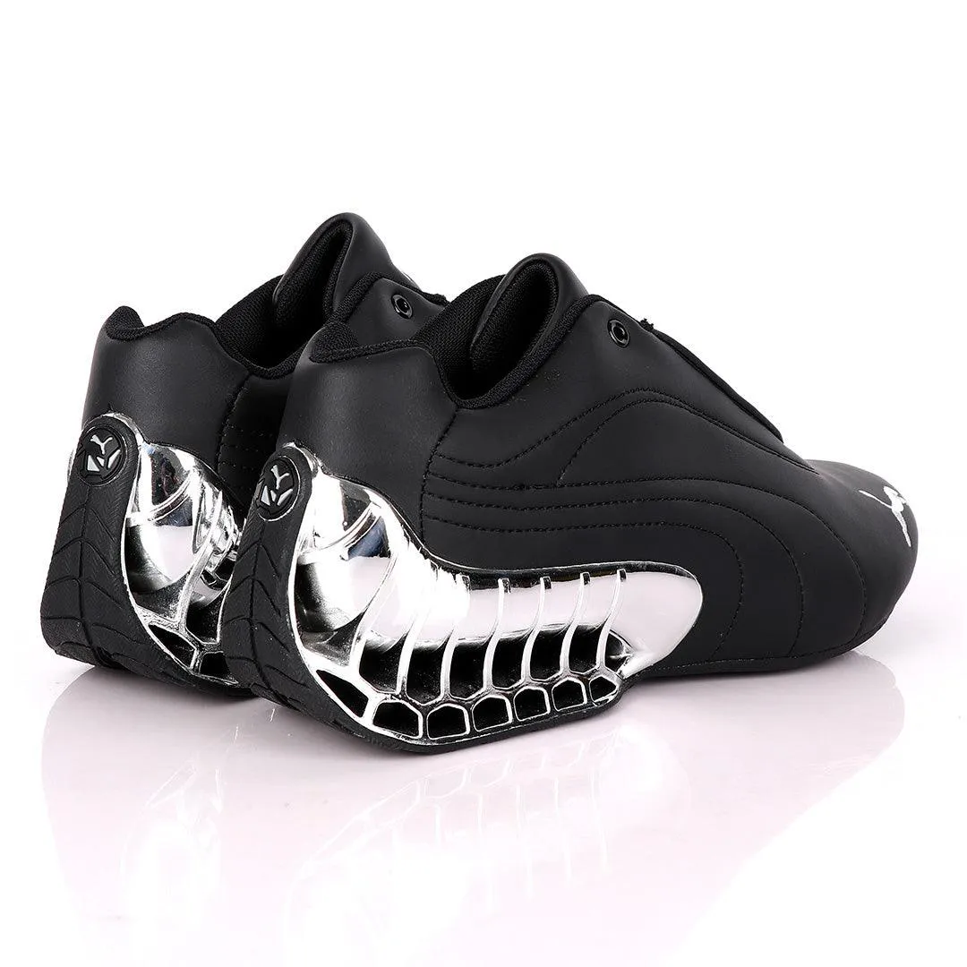 Silver Puma Future Super GT Sneakers -Black