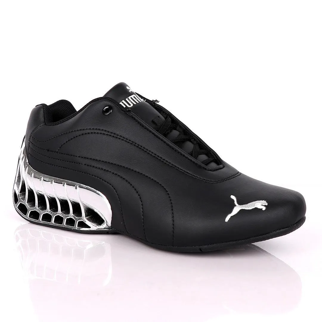 Silver Puma Future Super GT Sneakers -Black