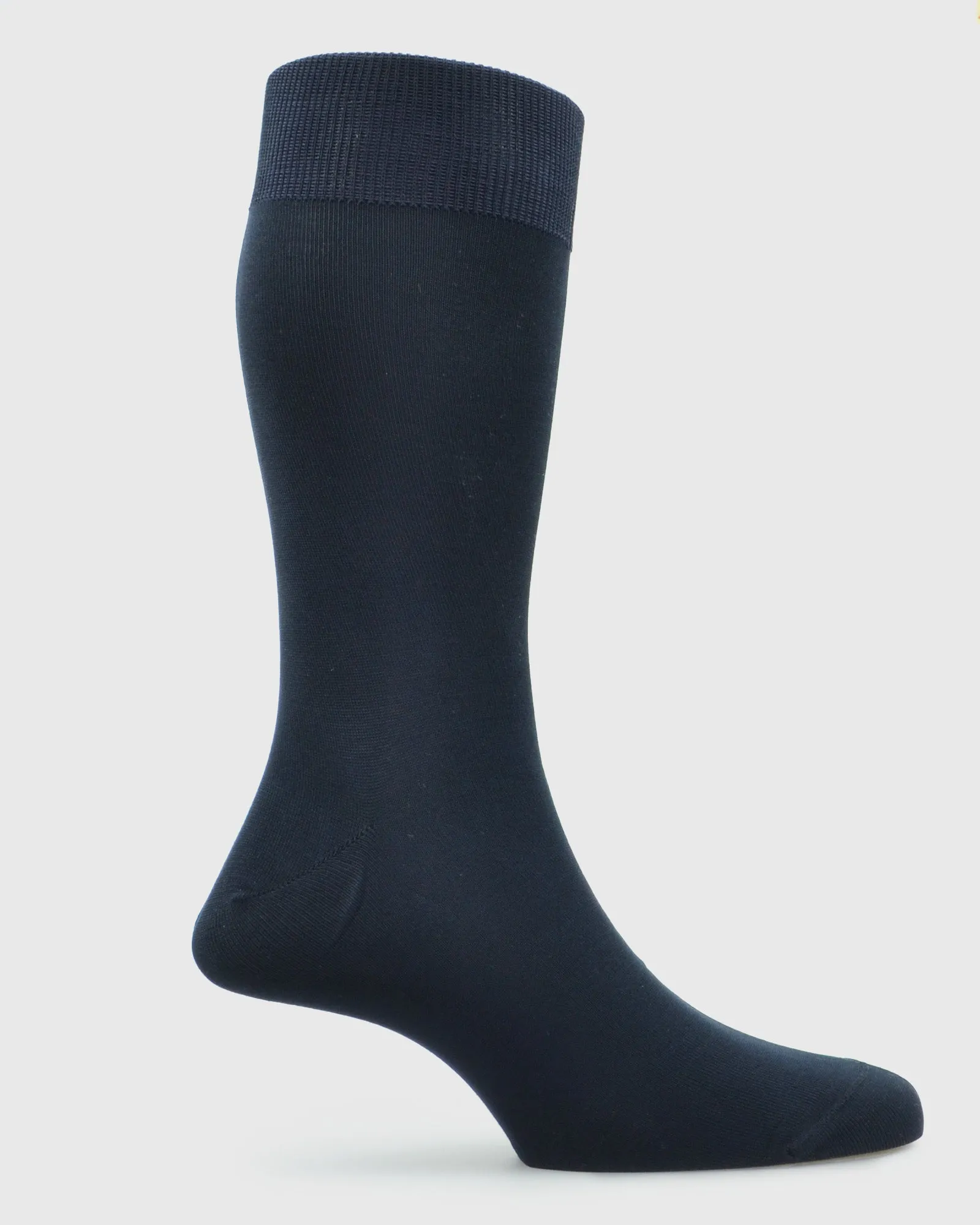 VISCONTI A590V PLAIN NAVY SOCKS