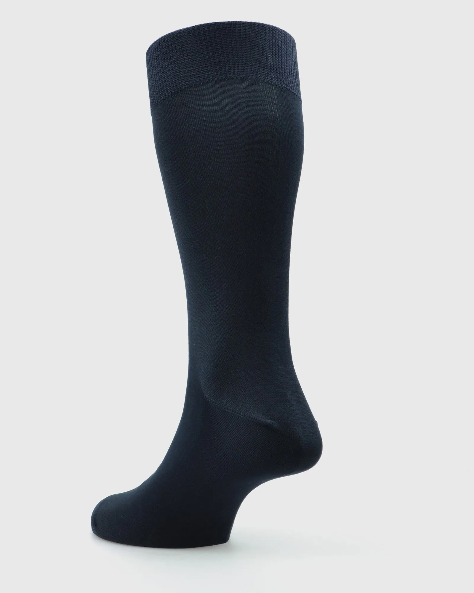 VISCONTI A590V PLAIN NAVY SOCKS